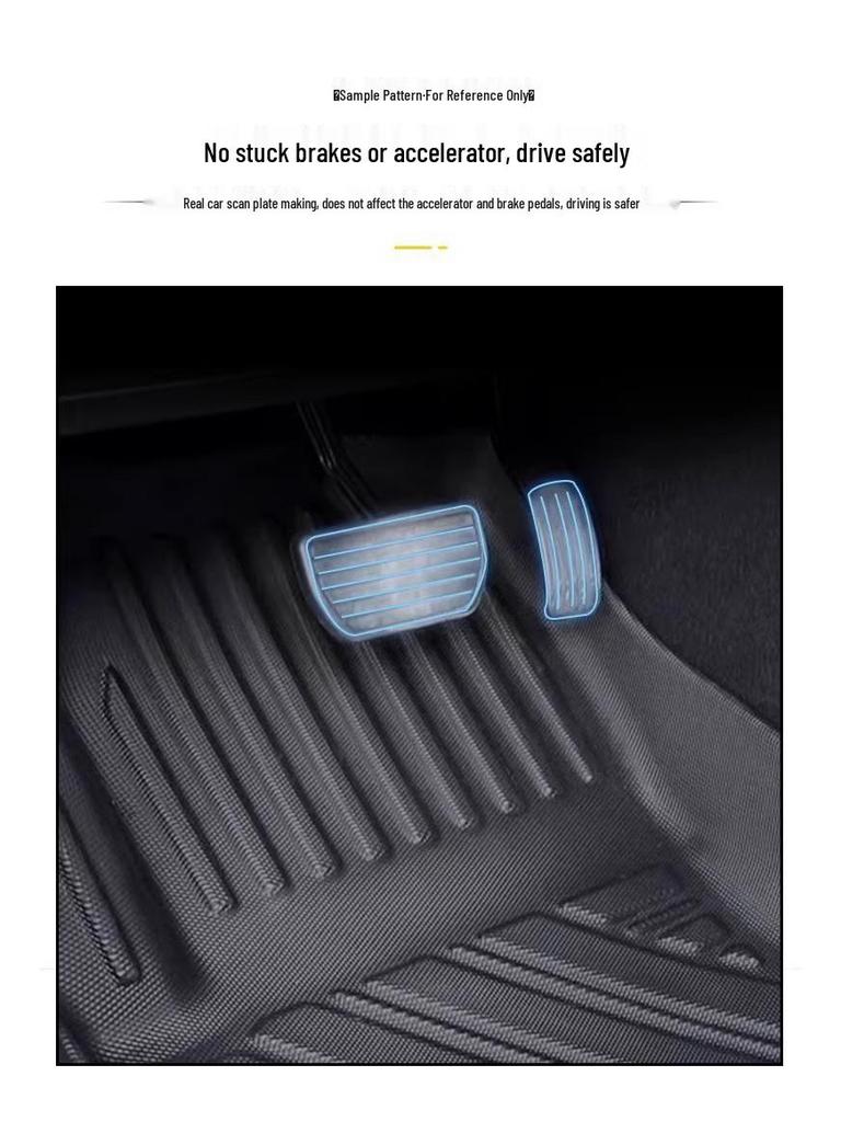 Floor Mats for 25-Year-Old MG ZS Hybrid LHD: Eco-friendly, Odorless, Waterproof, Wear-resistant, and Non-slip.