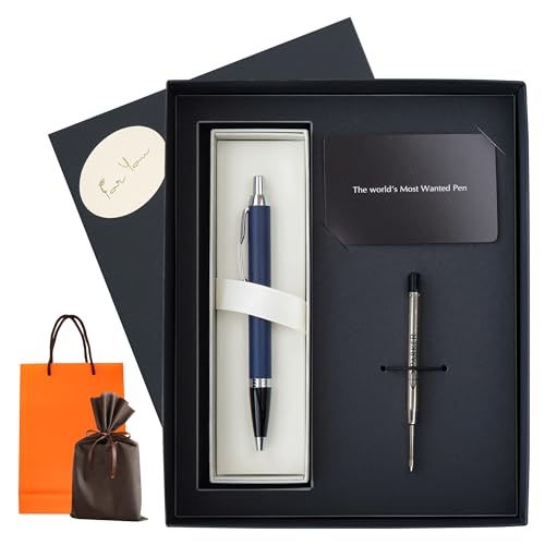 Parker IMCT Ballpoint Pen Refill Set (Warranty Included), Premium and Stylish, 1.0mm Ink, Black, Perfect Gift for Men (Navy), Perfect as a Memento, Fa