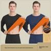 Men's Thick Fleece Thermal Underwear Set - Large Size, Cold-Proof Autumn/Winter Cotton Sweater & Pants