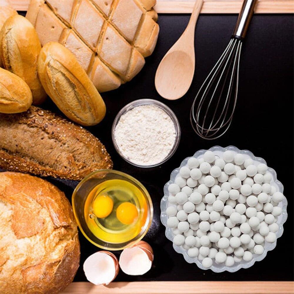 0,85 mm opakovaně použitelné pečící fazole z keramických závaží na koláčovou kůrku pro krémovou, rebarborovou, banoffee a slepou pečenou koláčovou kůrku