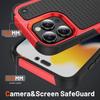 Luxury Military Hybrid Rugged Heavy-Duty Armor Shockproof Case for iPhone 15 14 Pro 11 12 13 Max Hard Plastic Frame Back Cover