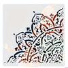 Reusable Corner Stencil for Painting on Canvas Paper Fabric Floor Wall and Tile DIY Art Craft Border Template