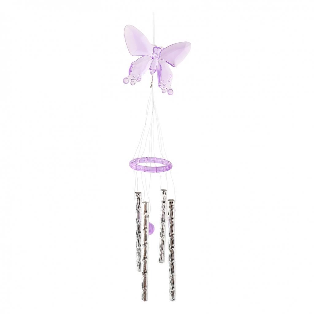 Wind Chime Yard Garden Metal Tubes Outdoor Ornament Necessary Small Smooth 40cm