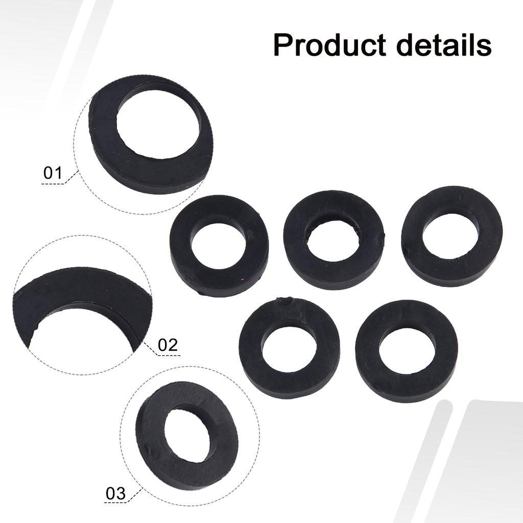 13PCS Mixed Tap Washers Rubber Grommet Bath Sink Basin Shower Seal Drip 3/8" 1/2" 3/4" O-Ring Gasket Seal Accessories