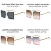 Summer Fashion Square Frame Sunglasses Chain With Uv400 Protection For Casual Wear