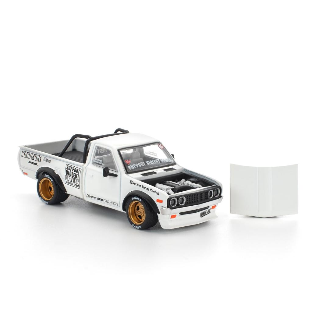 Genesis Company POP RACE Pandem Datsun 620 White PR640350 1/64 (Finished Model)