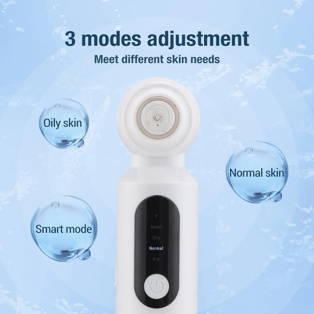 Water Cycle Blackhead Remover Hot Compress Pore Cleaner Vacuum Suction For Acne Pimple Black Dot Removal Skin Care Tools