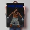 Ryan Garcia Boxer Metallposter Individuelle Vintage Metallschilder Wandkunst Retro Blechschild für Man Cave Schreibtischdekoration Wanddeko Home Deco