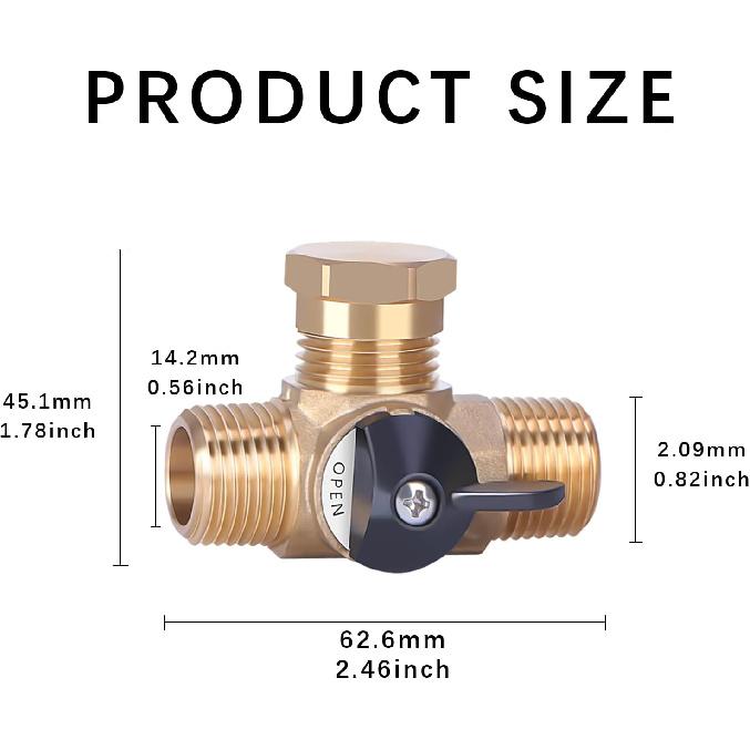 Upgrade RV Winterizing Kit With Bypass Valve - RV Antifreeze Pump Kit-Allows You To Use Boat/RV Water Pump To Fill Pipes With Antifreeze-Camper