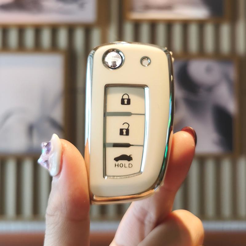 Nissan 14th Gen Car Key Cover for Sylphy, Bluebird, Teana, Qashqai, Kicks