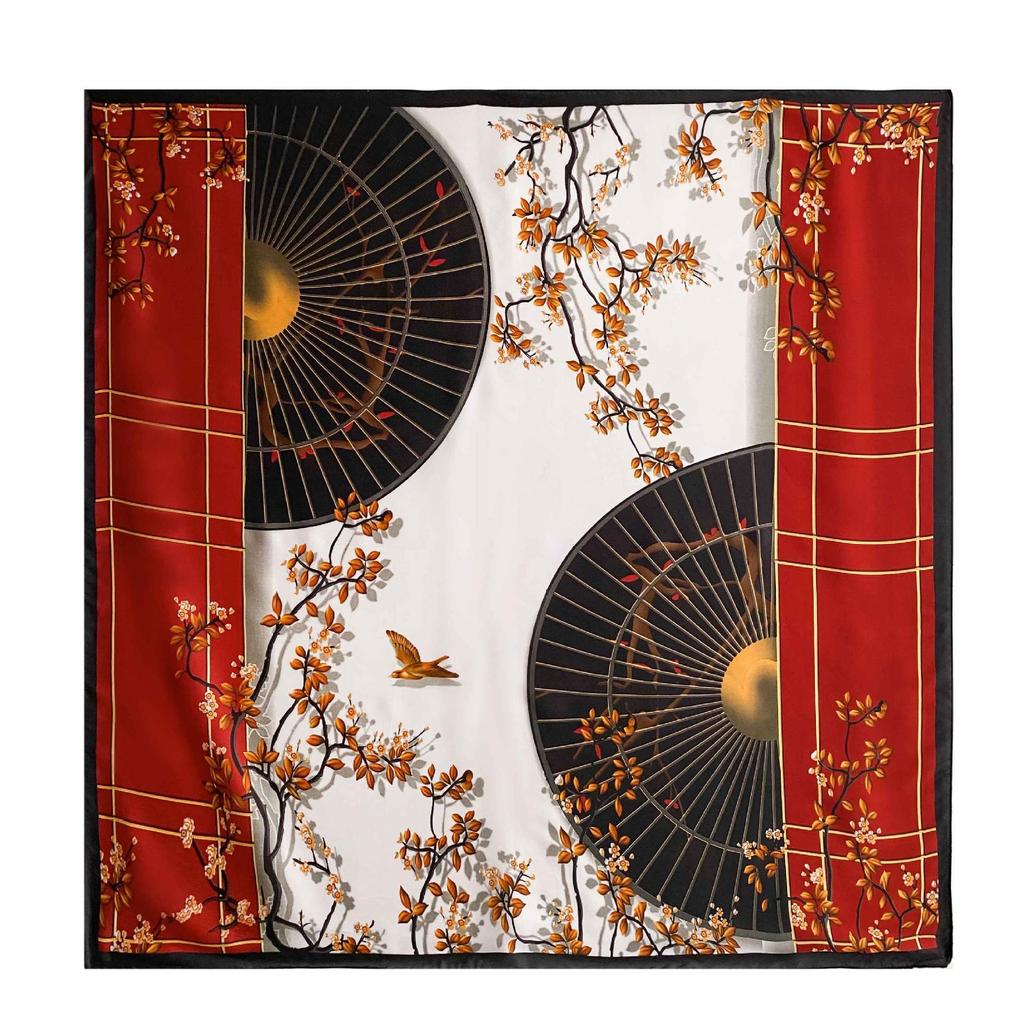 Foulard di Seta Lussuosi di Alta Qualità Fasce per Capelli Foulard da Collo per Donna Foulard di Seta a Catena Sciarpa Decorativa da Donna