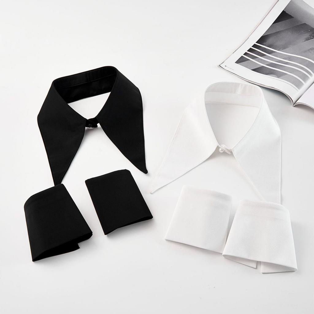 Špičaté manžety Vložka límce Halenka Rozložený klopový límec Starověké umění Límec Sladká šála Vložka Dekorativní šála