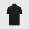 [Letter Logo Fashion Color Contrast] Spring and Summer Simple and Versatile Men's Short Sleeved Polo Shirt