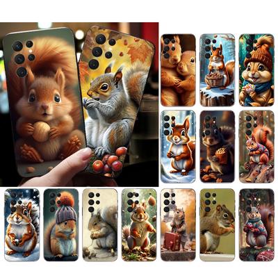 Eichhörnchen Handyhülle für Samsung S24 S23 S22 S21 S20 Ultra S20 S22 S21 S10E S20 FE S24 Plus