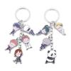 Jujutsu Kaisen Keychain With Cartoon Characters For Gift And Travel Souvenirs