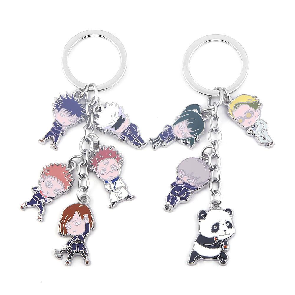 Jujutsu Kaisen Keychain With Cartoon Characters For Gift And Travel Souvenirs
