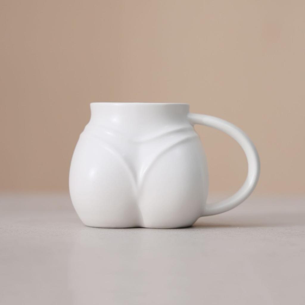 Ceramic Coffee Cup Large Capacity Macaron Color Mug Irregular Latte Cup