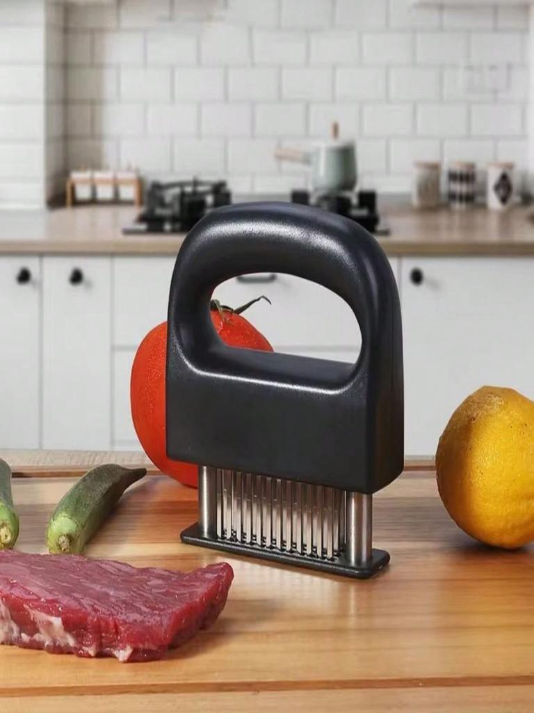 Stainless Steel Meat Tenderizer 48Needle - Professional Kitchen Steak Tenderizing Tool