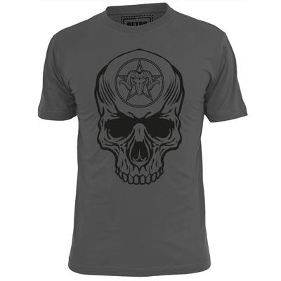 Mens Big Skull Goat Head Heavy Metal T Shirt Metallica Motorhead Maiden Sabbath