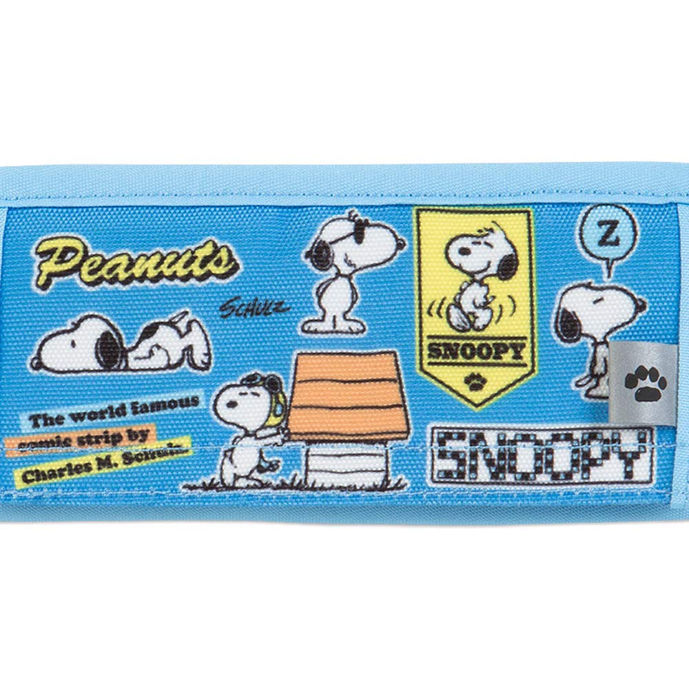 Sanrio Sanrio Pokrowiec na pasek do butelki na wodę x x 7cm Niebieski Snoopy Snoopy Materiał poduszkowy zapobiega Miejsca na imię wewnątrz Można prać Chłopcy Postać SANRIO (SANRIOO)