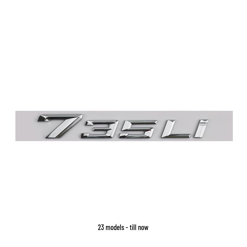 BMW 7er Modell 23 Heckemblem Aufkleber (740Li, 730Li, 750Li, 760Li)