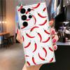 Phone Cover Case for Samsung Galaxy S26 S21 S22 FE S25 Edge S20 Plus S23 Ultra S24 Note 20 Ultra 10 Fruit Chili