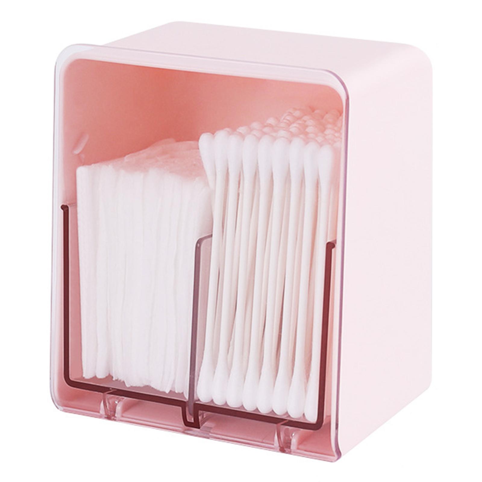 ZY-HZ006 Clear Design ABS Dust-proof Cotton Swab Beauty Sponge Storage Box B