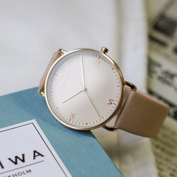 SeokWatches STACCATO Men's Analog Brand Student Office Worker Round Leather Band Watch ST-1610-M,Korean Popular Watches