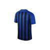 Nike Striped Logo Print Crew Neck Short Sleeve T-Shirt Men Tops Blue 909107-480