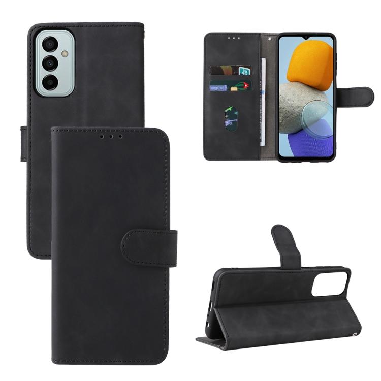 For Samsung Galaxy M23 5G Skin Feel Magnetic Flip Leather Phone Case