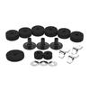Pack of 18 PCS Drum Kit Accessories Set Cymbal Stand Felts Hi-Hat Clutch Felts Hi Hat Cup Felts Cymbal Wing Nuts Cymbal Sleeves and Metal Gaskets