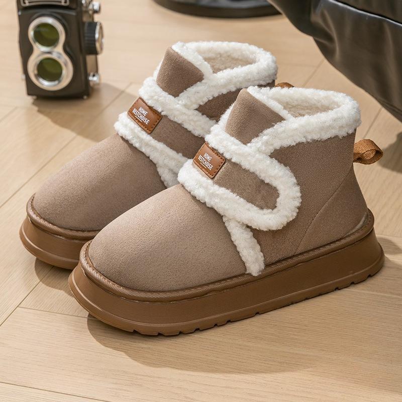 Dames Winter Sneeuwlaarzen met Verdikte Voering voor Antislip, Warmte en Comfortabele Schoenen