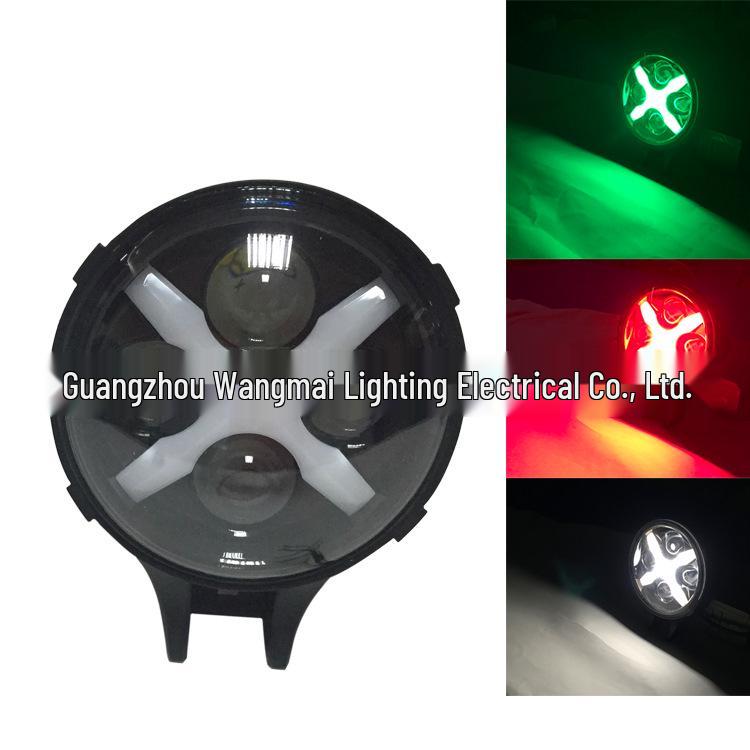 

60W LED Headlights with X-Shaped Design for Jeep Wrangler Front Bumper 150.2x194.2x120.9