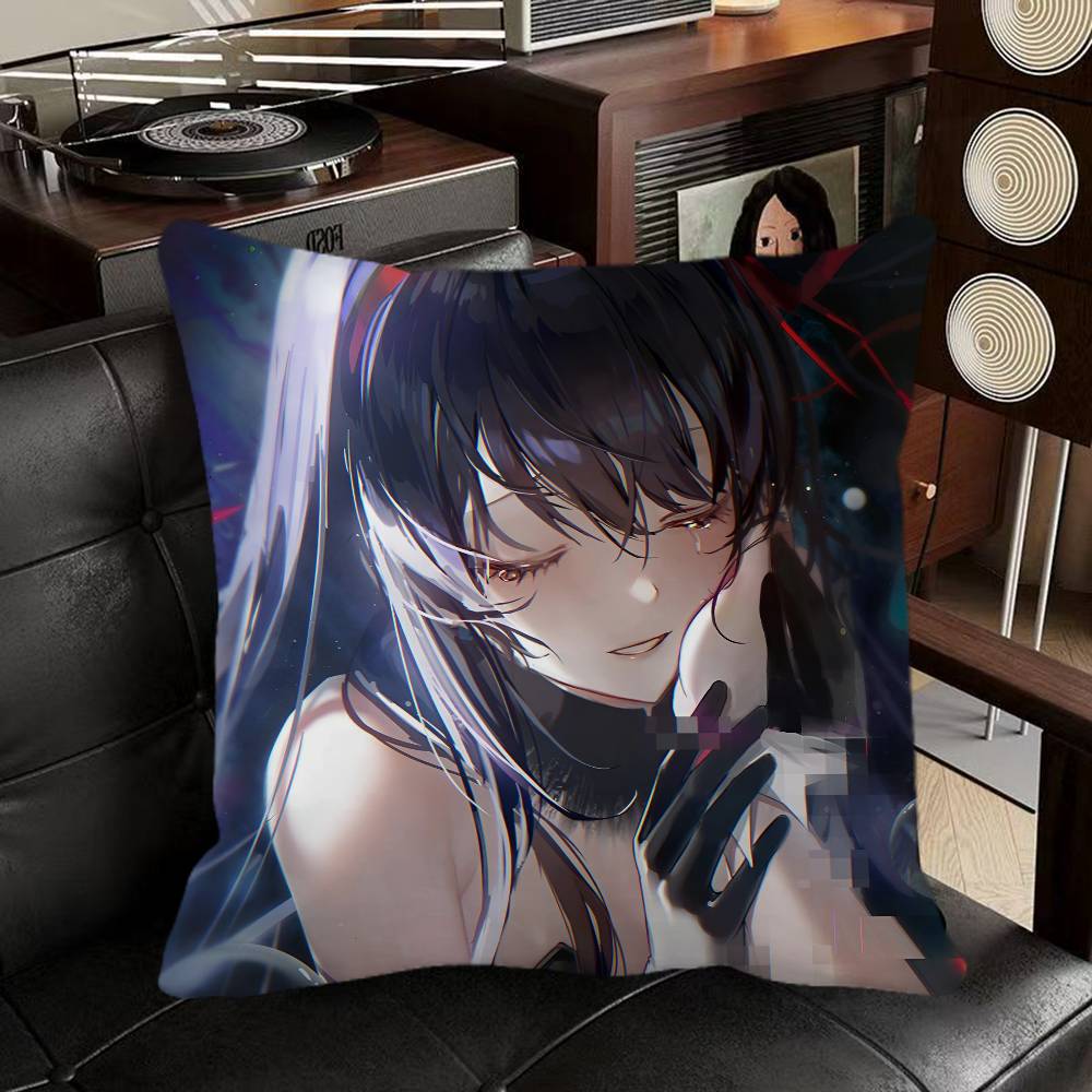 Kaname Madoka Mahou Shoujo Madoka Magica Anime Pillow Case Square Pillow Bedroom Sofa Leisure Comfort Cushion Home Decoration