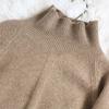 SCIONE Sweater Autumn Winter Warm Cashmere Women's High-Necked Pullover Loose Thick Sweaters Knit