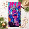 Demon Slayer Soft Beach Towel Stylish Beach Pool Towel for Summer Seaside Vacation Travel