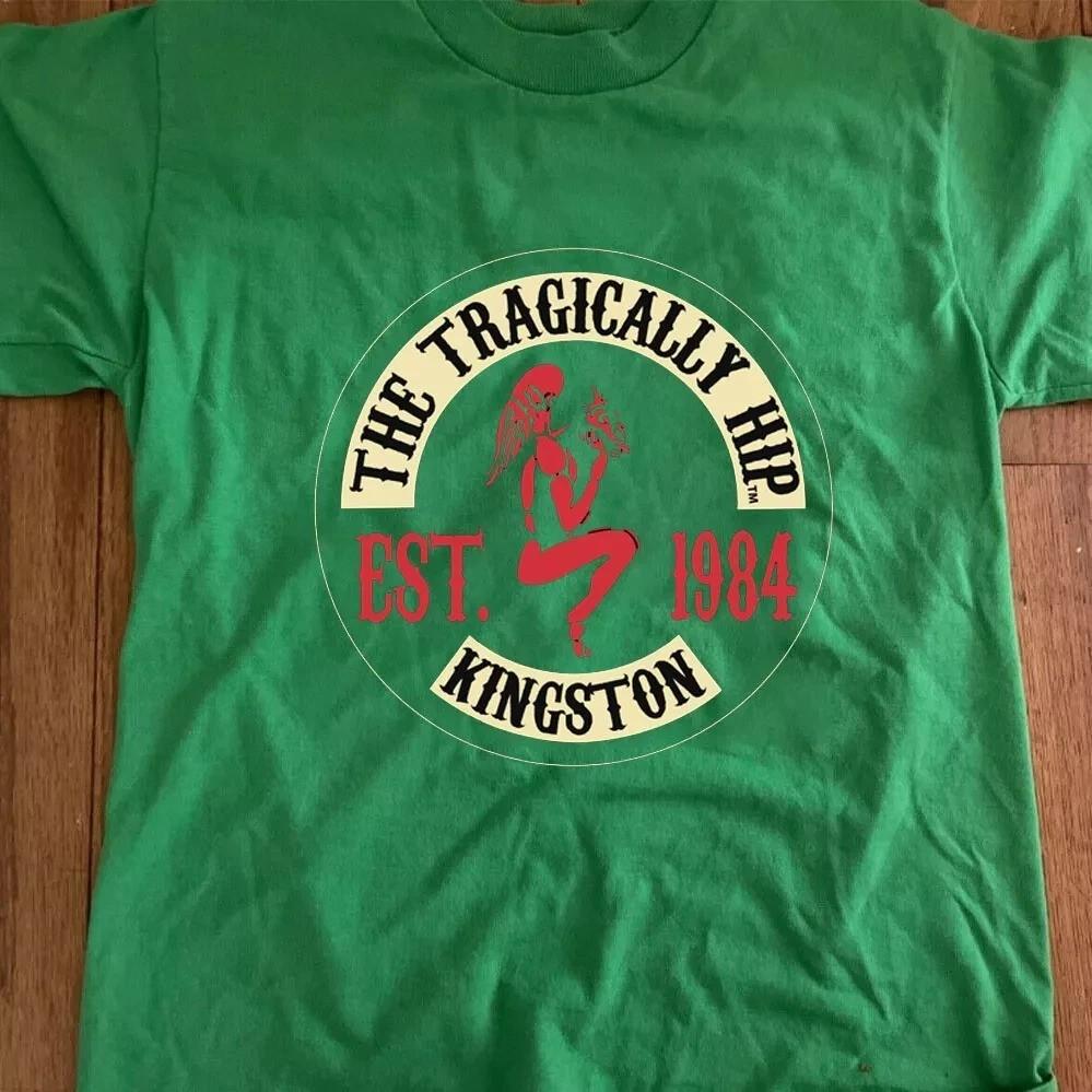 Трагически! Футболка с логотипом Kingston Hip Band Полный размер S-5XL Унисекс XXXXL
