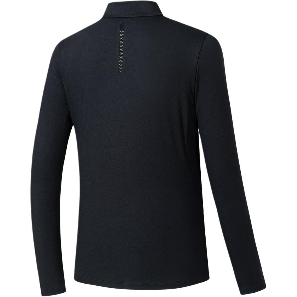 Anta Champion All-Weather Series Stand Collar Pullover Solid Color Versatile Casual Simple Sports Knit Sweater Women tops 162610412-3
