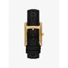 Michael Kors Essex Gold-Tone and Crocodile Embossed Leather Watch MK4965
