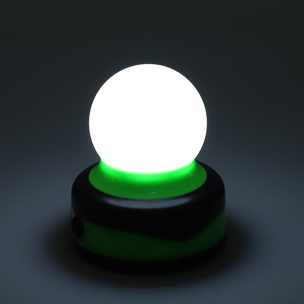 Durable Portable LED Flashlight Tent Light Mini Round Battery-Powered Camping Light LED Tent Light Outdoor Adventures