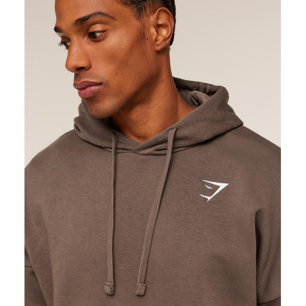 Gymshark Hanorac supradimensionat Crest Maro moale A5a8o Nbzv