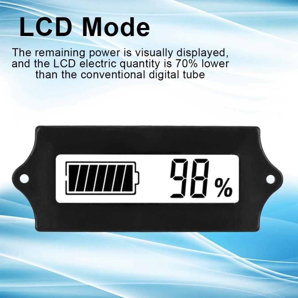 with Light Alarm GY-6G Battery Power LCD Display LCD Battery Voltage Meter Battery Equipment DIY
