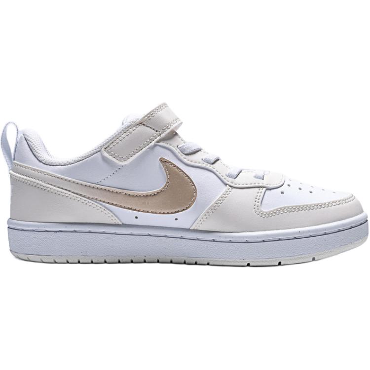 Nike Court Borough Low PS White Chalk Kids Sneakers Shimmer IR5463-100