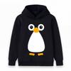 Kapuzenpullover für Kleinkinder Jungen Mädchen, Niedlicher Cartoon Pinguin Aufdruck Pullover Hoodie, Weiche Lässige Langarm Oberteile für Tägliches Outdoor Tragen, Warm