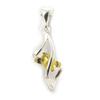 Les Trésors De Lily [K0592] - Pendentif Argent 'Inspiration' ambre jaune
