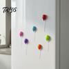 Decorative Fridge Magnets 6Pcs/Set 3D Balloon Refrigerator Magnet, Shape Memo Photo Strong Hold Holder Magnet for Whiteboard Locker Door Metal