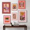Retro Lover Tarot Card Wall Art Canvas Painting Vintage Posters And Prints 70s Wall Pictures For Living Room Home Decoration