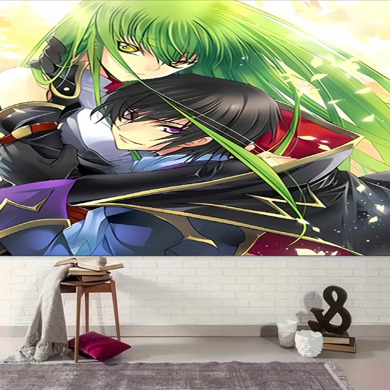 1pc Anime Code Geass Tapestry, Living Room, Bedroom, Office, Party Decor, Ideal Festive Gift