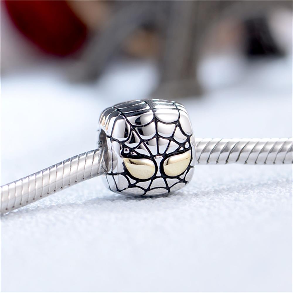 New Copper Skull Extraterrestrial Charm Of Ley Chain Bead Fit Original Bracelet Accessories Diy Women Jewelry