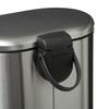 "Softclose" Trash Can with Sili Metal Pedal 6 L Atmosphéra - Stainless Steel